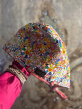 Happy Flower Scrub Cap
